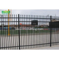 Wrought iron picket fence